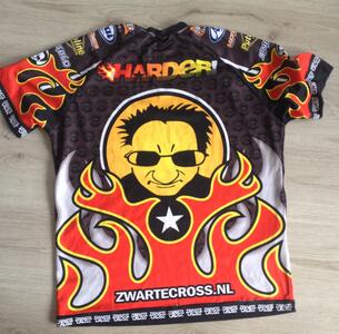 Zwarte cross t-shirt XL | Bokt.nl
