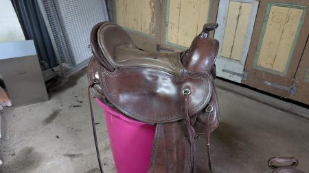 Semi boomloos westernzadel