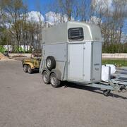 Aluminium trailer 1.5paards