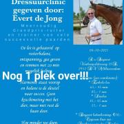 Clinic Evert de Jong! 