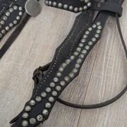 Twee vintage showhoofdstellen (decoratie)