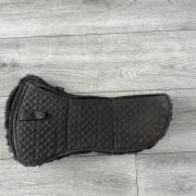 Zwarte edix merino halfpad maat S.