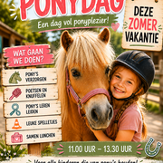 De LongEar Ponydagen. Doe jij ook mee deze vakantie?