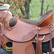 Way out West wade saddle. Zgan.
