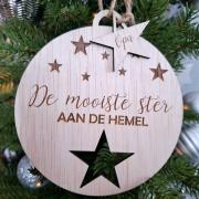De mooiste ster kerstbal
