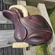 Sella springzadel bruin 18"