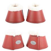 Harrys Horse Springschoenen rood mt S met bont NIEUW