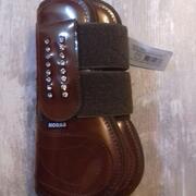 Horka Crystal Lak bling Peesbeschermers Middenbruin maat L