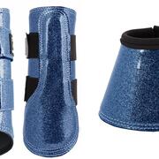 Beenbeschermers en Springschoenen Glitter Full BLAUW