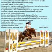 Gezocht braaf en blij familiepaard