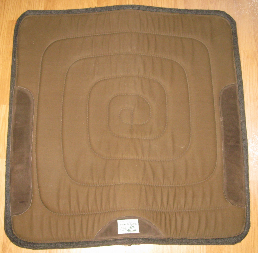 Diamond Wool western pad echt wolvilt zgan Bokt.nl