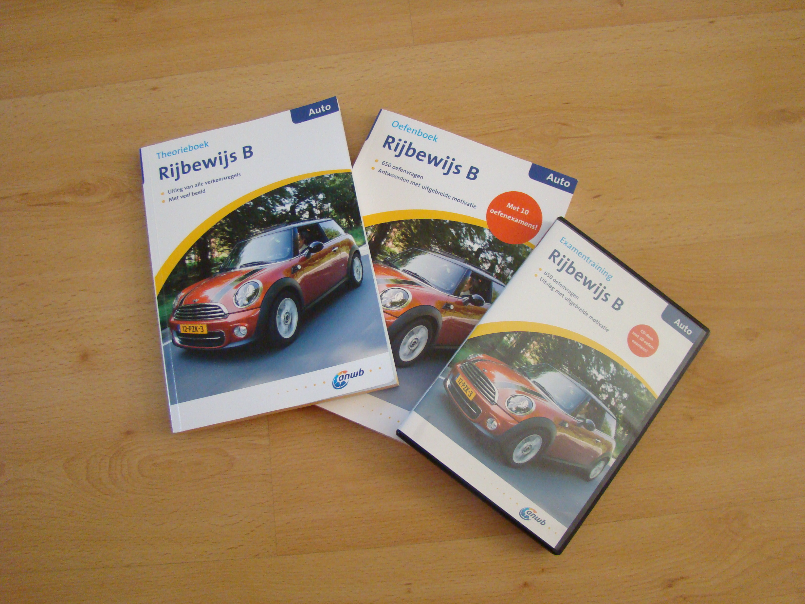 Theoriepakket ANWB rijbewijs B: theorieboek, oefenboek en CD | Bokt.nl