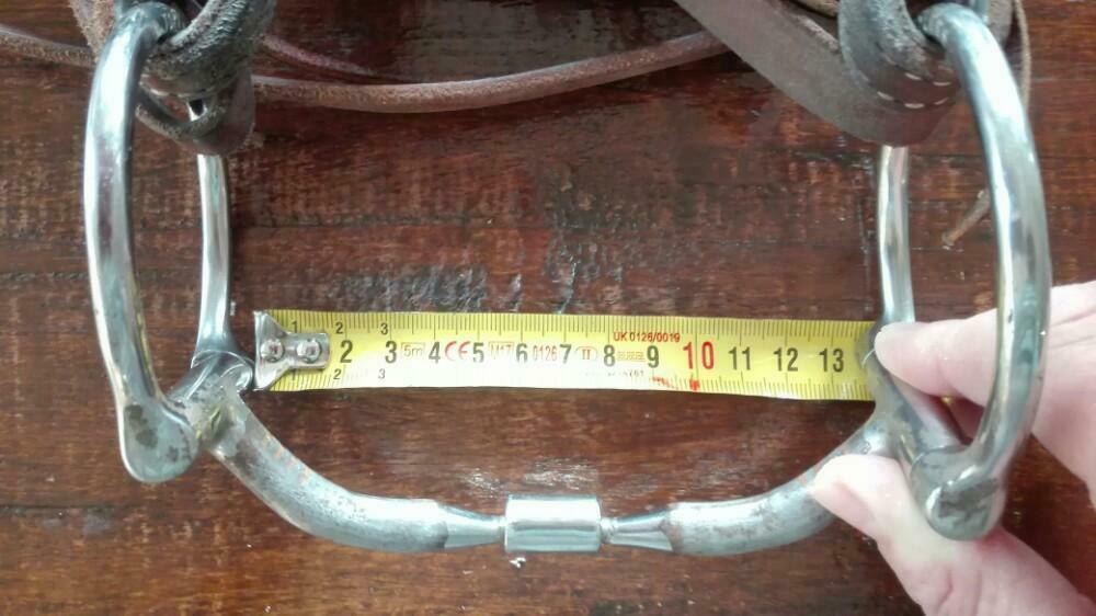 Roodbruin westernhoofdstel met Myler bit (Dring, level 2) Bokt.nl