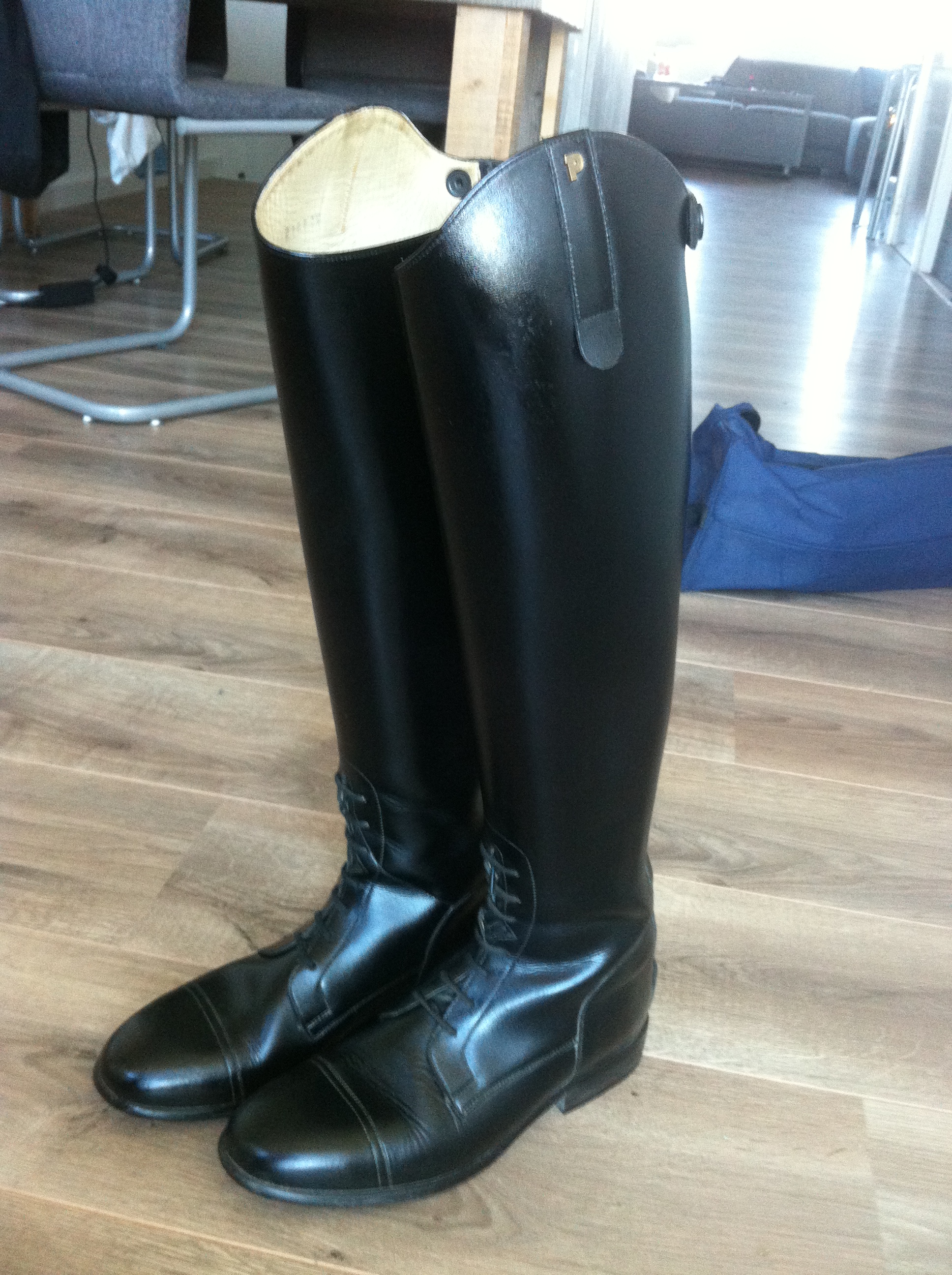 Paardrijlaarzen De Niro Bellini Custom Patent Grijs