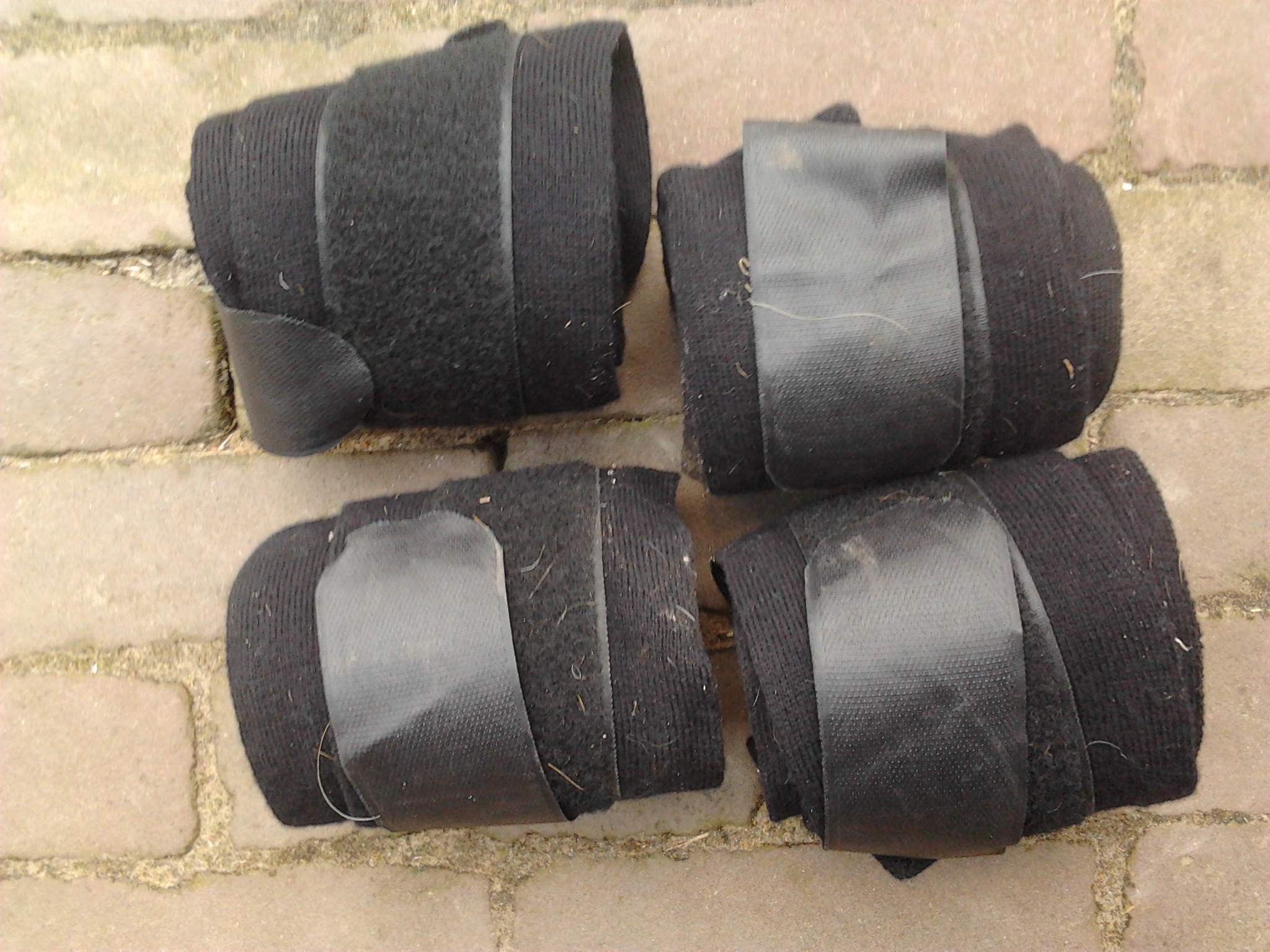 Bandages baby blauw, wit en zwart. Maat full Bokt.nl