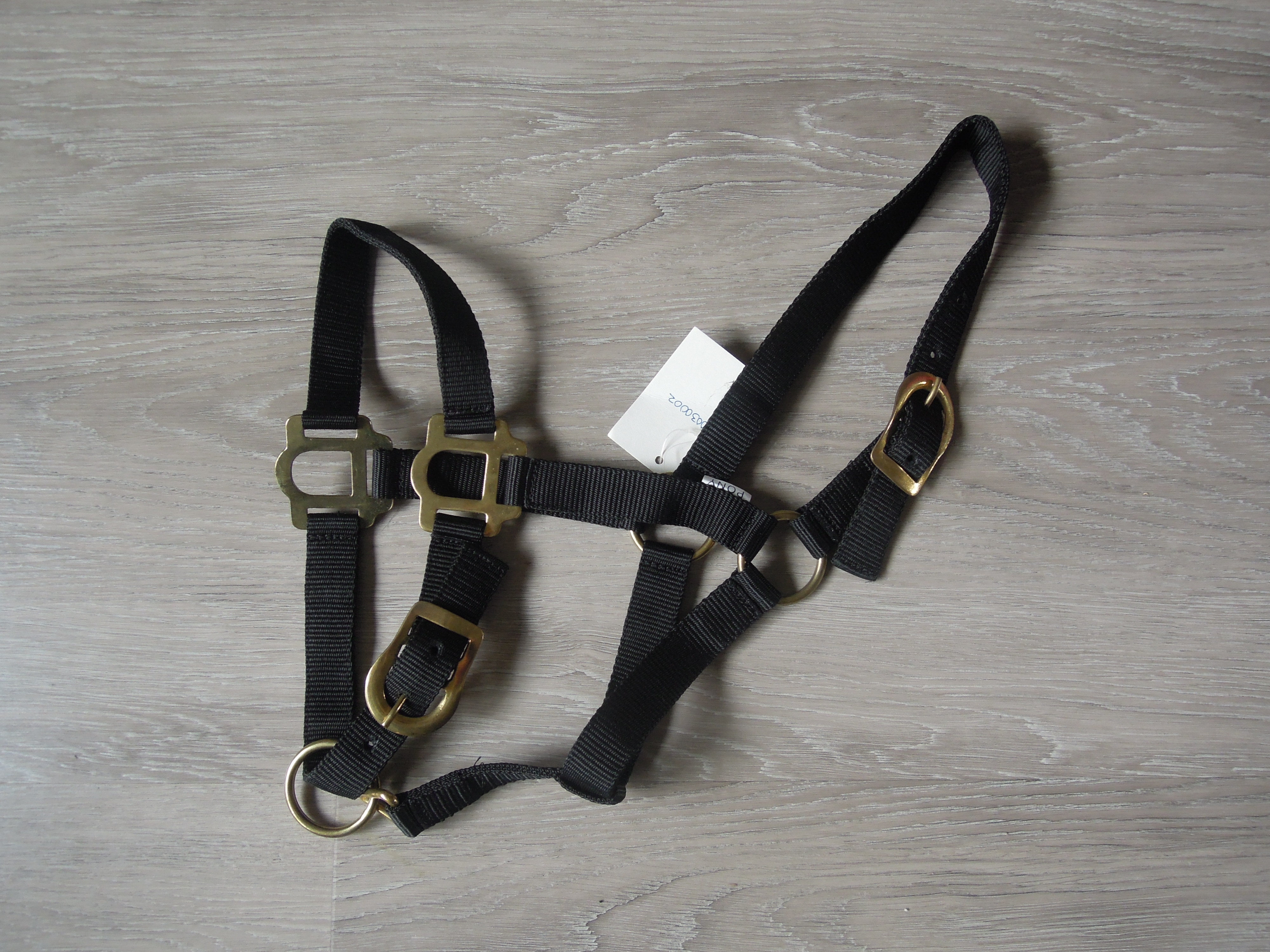 QHP Halster Schuif Blauw - Shet - De Boer