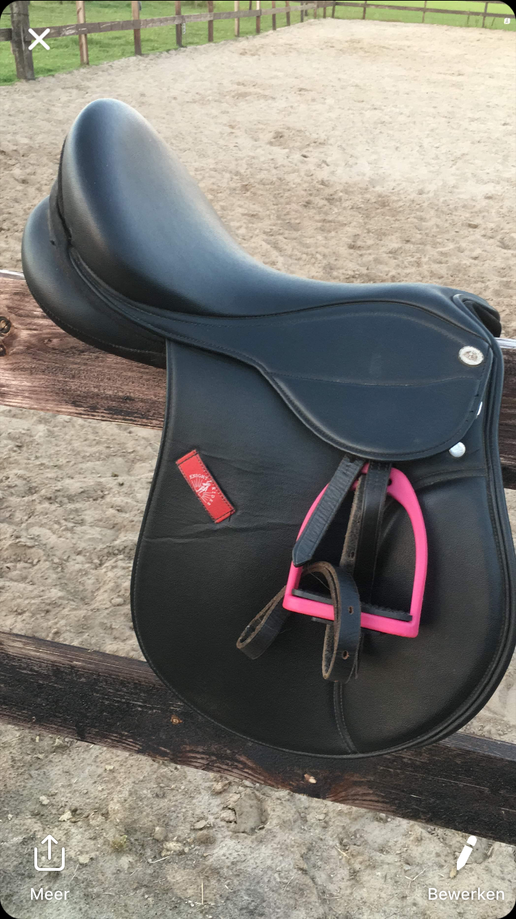 Knight rider vzh zadel met verwisselbare boom,16 inch | Bokt.nl