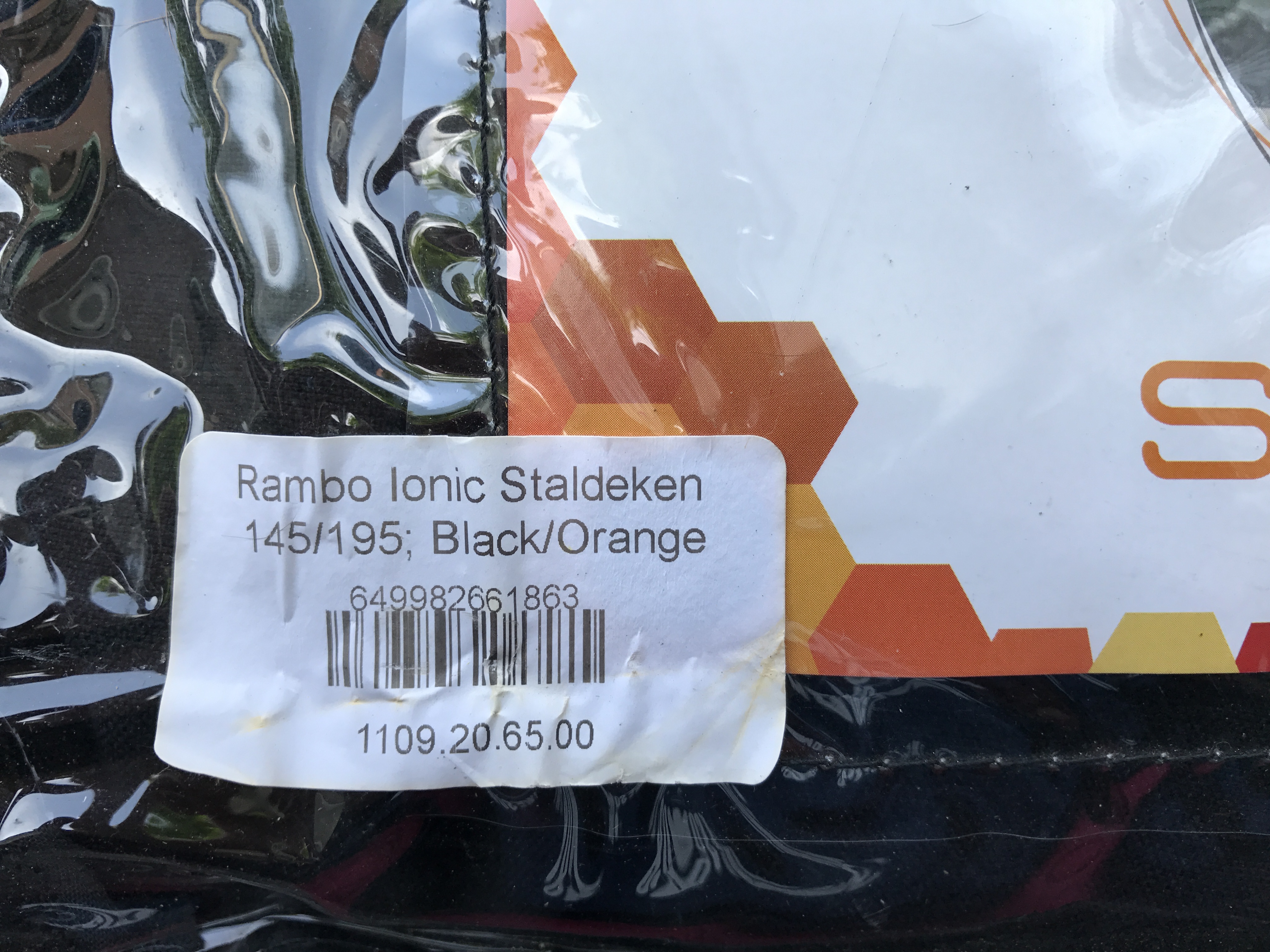 Rambo Ionic Stable Sheet maat 198 ZGAN Bokt.nl