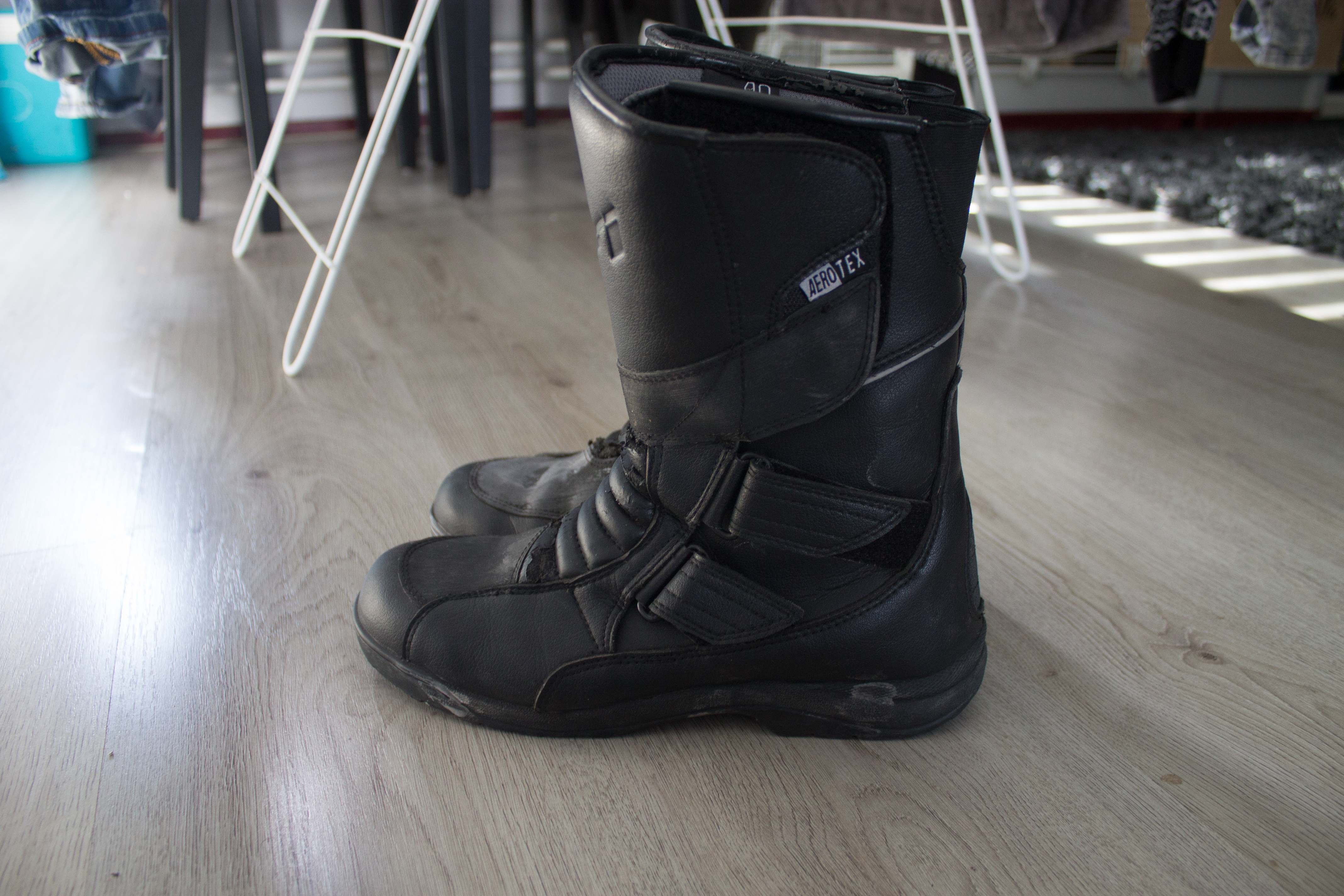 Zwarte difi aerotex motor laarzen 40 | Bokt.nl