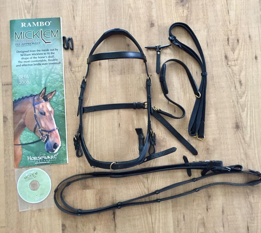 Horseware Rambo Micklem competition hoofdstel zwart