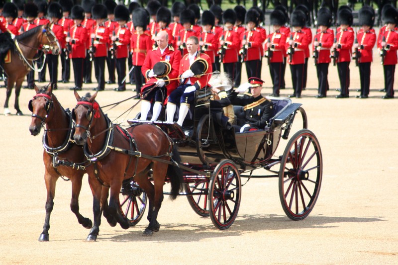 Bestand:Trooping the colour William Camilla.jpg