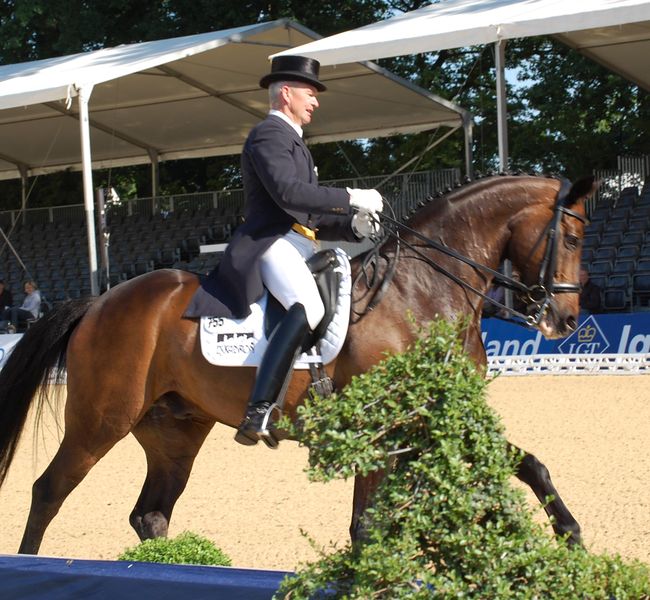 Bestand:Hubertus Schmidt met Vivace CDI Hamburg 2011.JPG