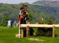 op Divine Inspiration tijdens de Chatsworth International Horse Trials 2008