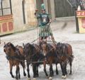 Romeinse aanspanning 4-paards